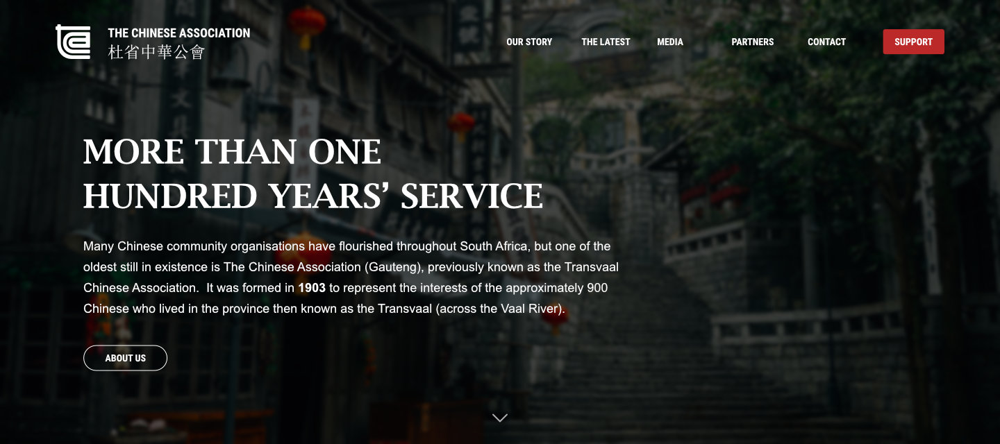 UX Audit — The Chinese Association Gauteng (TCAG)